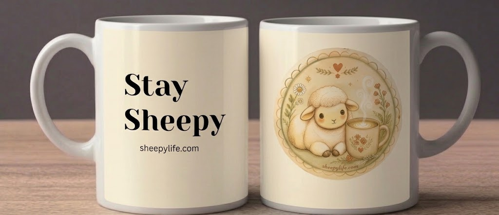 "Stay Sheepy" Coffee Sheep Mug