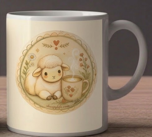 Coffee Sheep Mug (One-Sided)