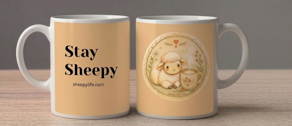 "Stay Sheepy" Coffee Sheep Mug