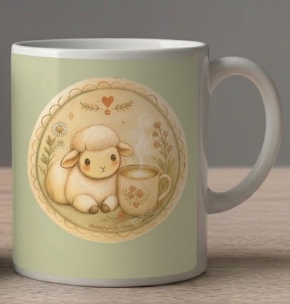 Coffee Sheep Mug (One-Sided)