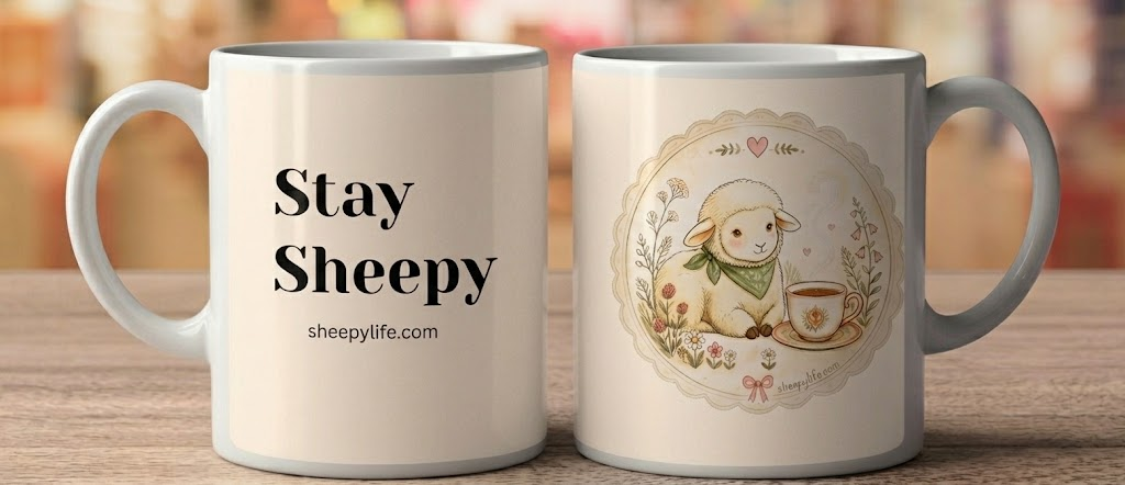 "Stay Sheepy" Tea Sheep Mug