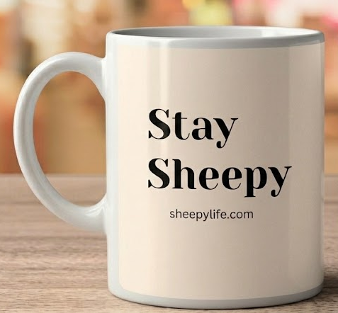 "Stay Sheepy" Tea Sheep Mug